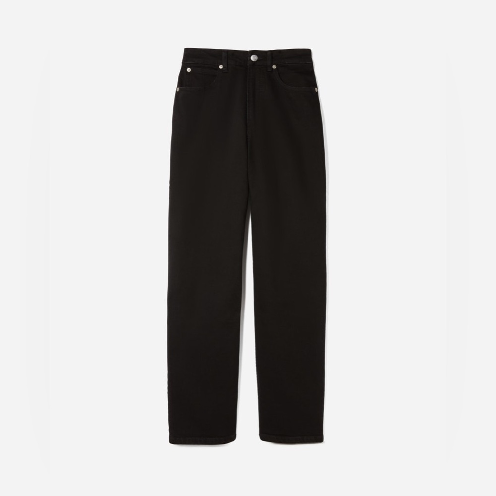 Everlane Women's Straight Leg Jeans - Black